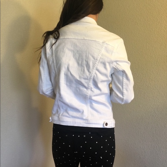 L’agence White Denim Distressed jacket - Picture 2 of 4